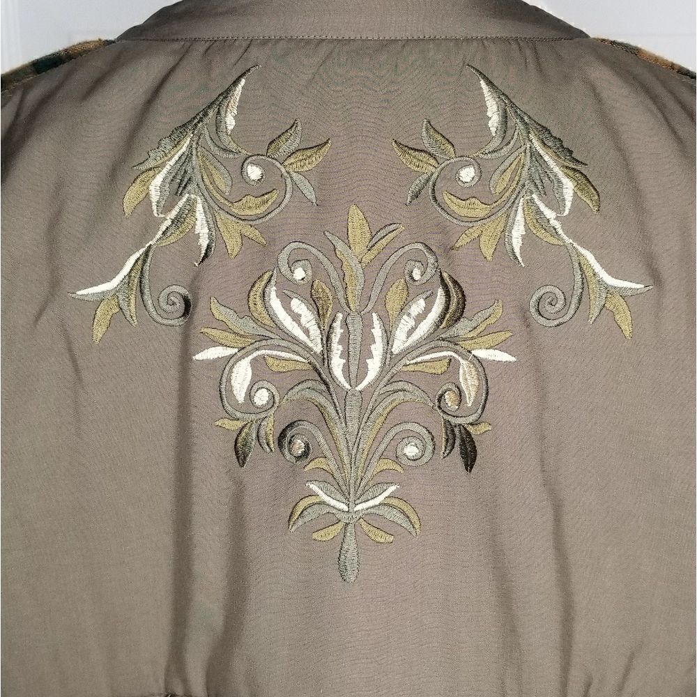 Sundance | Olive Swing Floral Embroidered Jacket - Picture 5 of 6